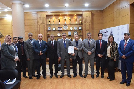 جامعة بنها تحصل على تجديد شهادة الجودة أيزو 9001- 2015